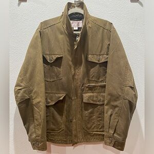Filson Westlake jacket. Dark tan, size large.